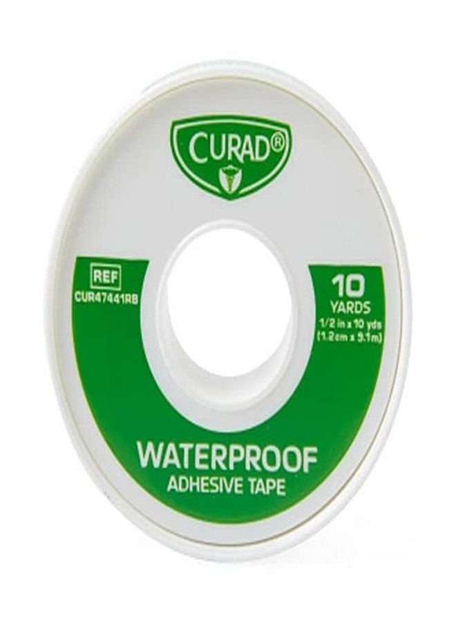 CURAD Waterproof Adhesive Tape, 1/2" x 10 yds., 1 Roll